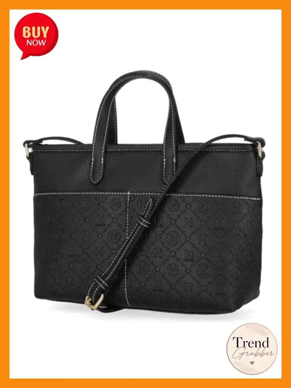 Faux Leather Satchel Handbag Crossbody Strap Top Handle Everyday Purse